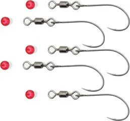 Troutwerk Haken mit Wirbel + Perlen Hooks 5pcs