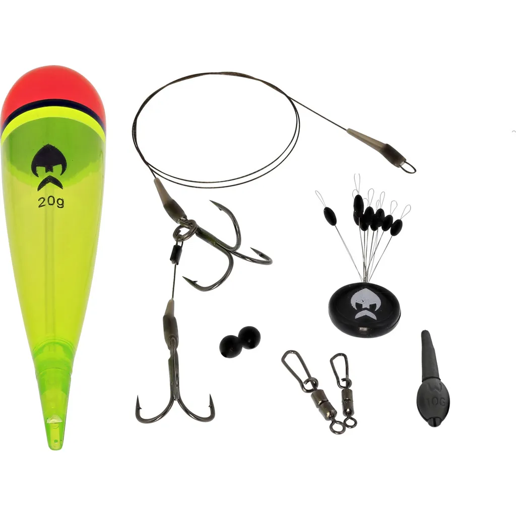 Westin Pike Float Kit Semi Barbed Fertigmontage #6+#8 50cm 14kg