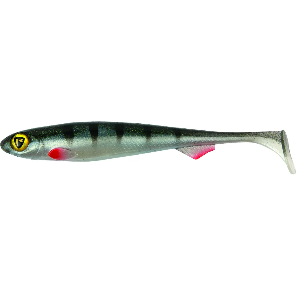 Fox Rage Slick Shad Gummifische 9cm 5pc UV Young Perch