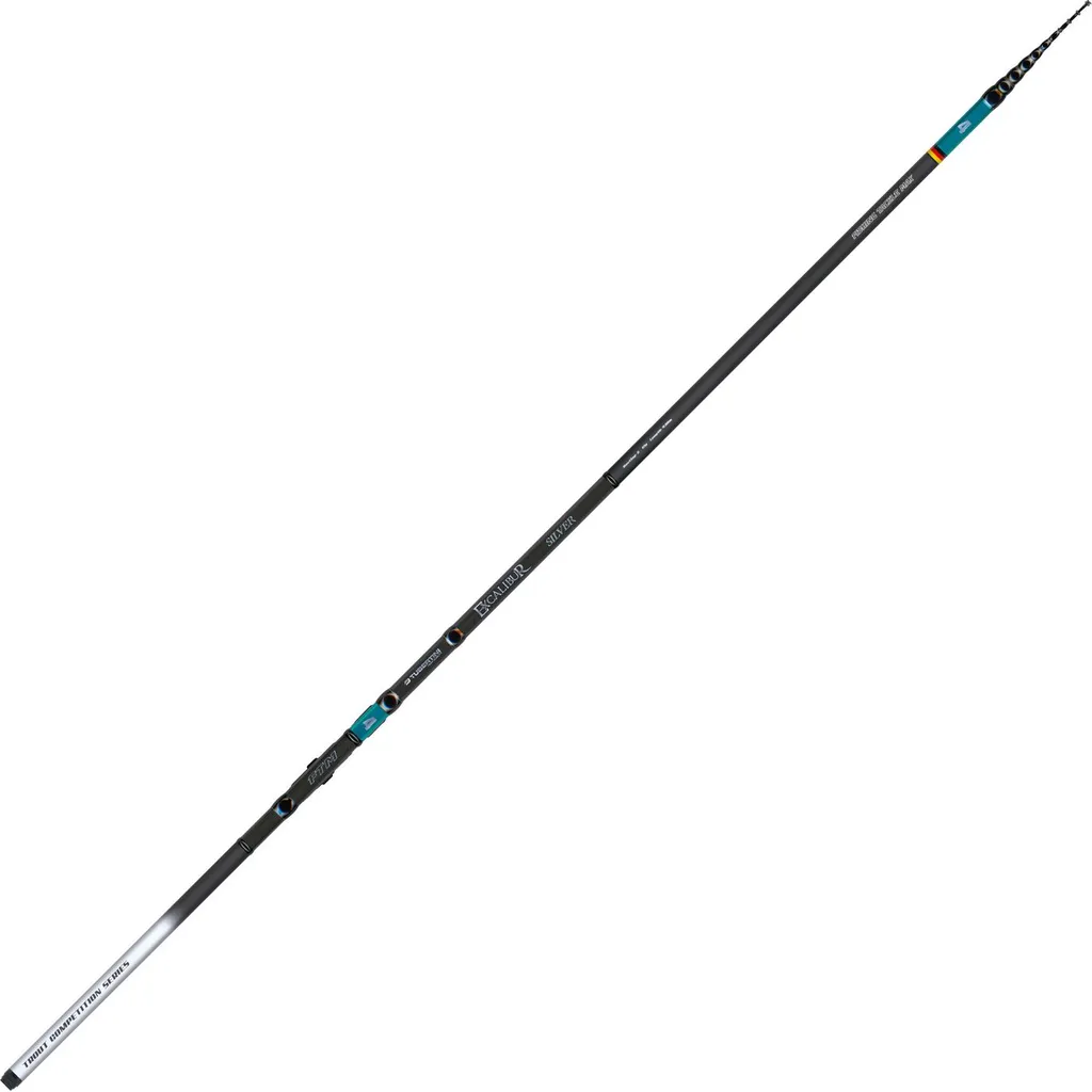 FTM Tubertini Excalibur Silver 4 Angelrute 4,3m 5–12g 7-tlg.