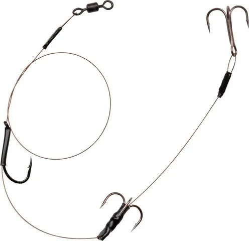 Spro HD Baitfish Rig #6 35cm 12kg 7x7 Steel