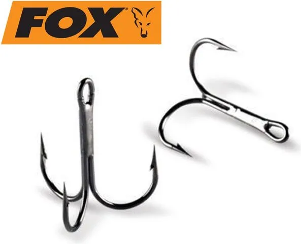 Fox Carbon Treble Hooks 6 Barbed