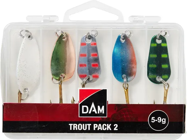 DAM Trout Pack Box 5-9g 5 Blade Bait