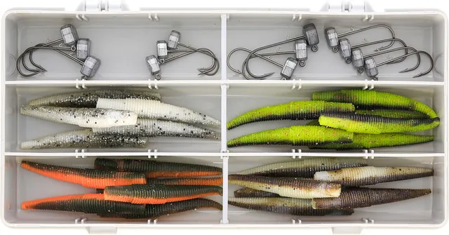 Westin Ned Worm Box Köder-Set 3g 7cm 37Pcs Ned Worm