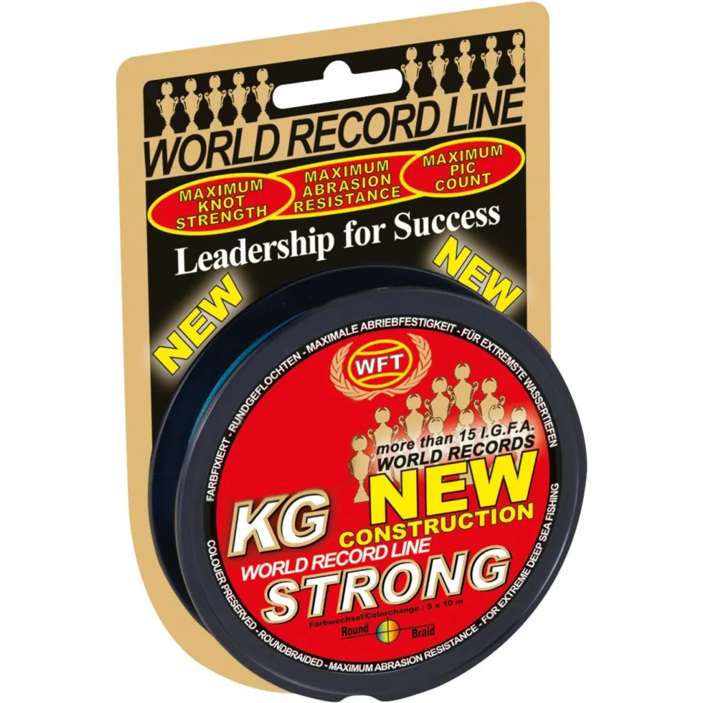 WFT Strong Multicolor Geflochtene Schnur 0.64mm 109kg 250m
