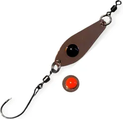 Troutwerk Spoon 3.1cm 2.4g Copper-Coloured/Black/Red