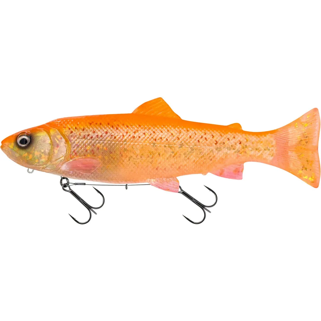 Savage Gear 3D Line Thru Pulsetail Trout SS Swimbait 16cm 51g Clear Golden Albino