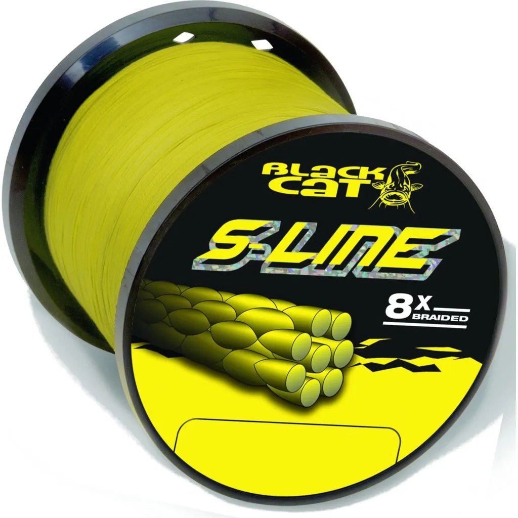 Black Cat S-Line Geflochtene Schnur 0.45mm 50kg 3000m