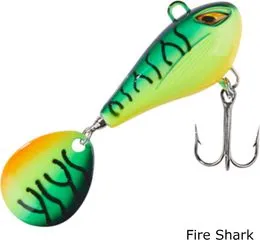 Balzer Shirasu Colonel Spin Buddy Evil Eye Jigspinner 4cm 12g Fire Shark