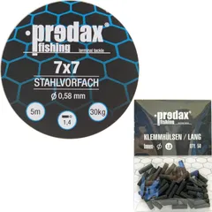 Predax Stahlvorfach 5m 30kg 50pcs 7x7