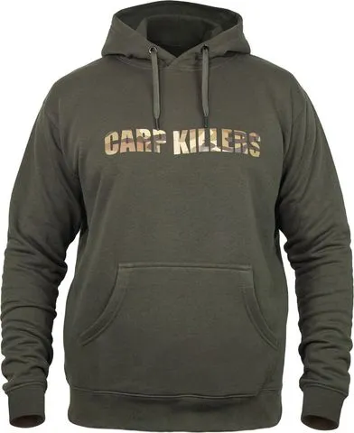 Carp Killers Hoodie Oliv XL