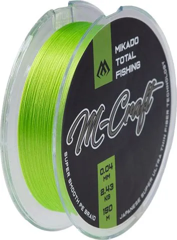 Mikado M-Craft Braid - 0.08mm, 4.51kg, 150m, Fluo