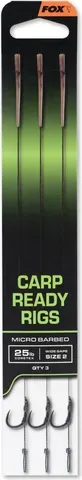 Fox Carp Ready Rigs Wide Gape 2 11.3kg 3pcs