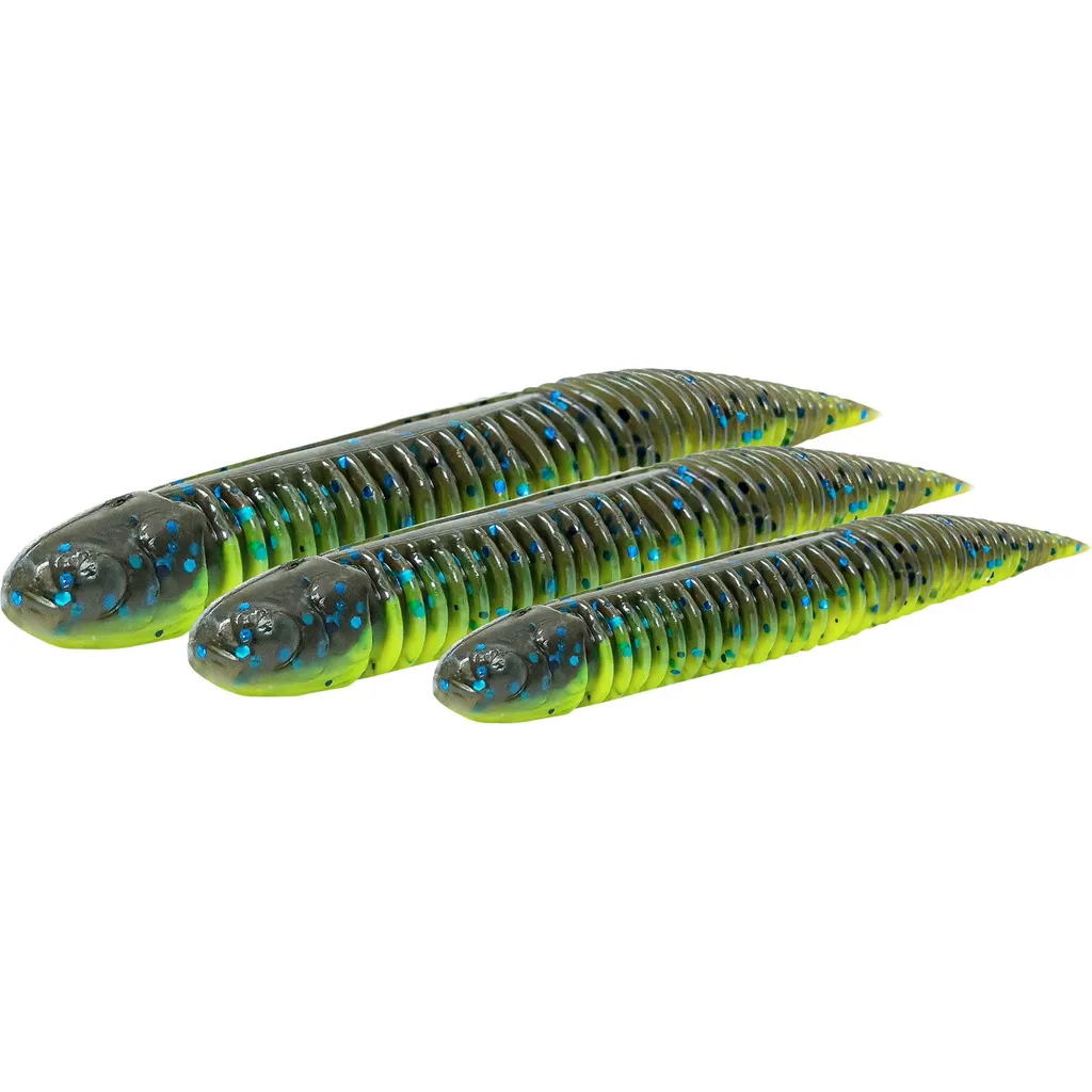 Savage Gear Ned Dragon Tail Slug Softbaits 7.2cm 3g Chartreuse Pumpkin