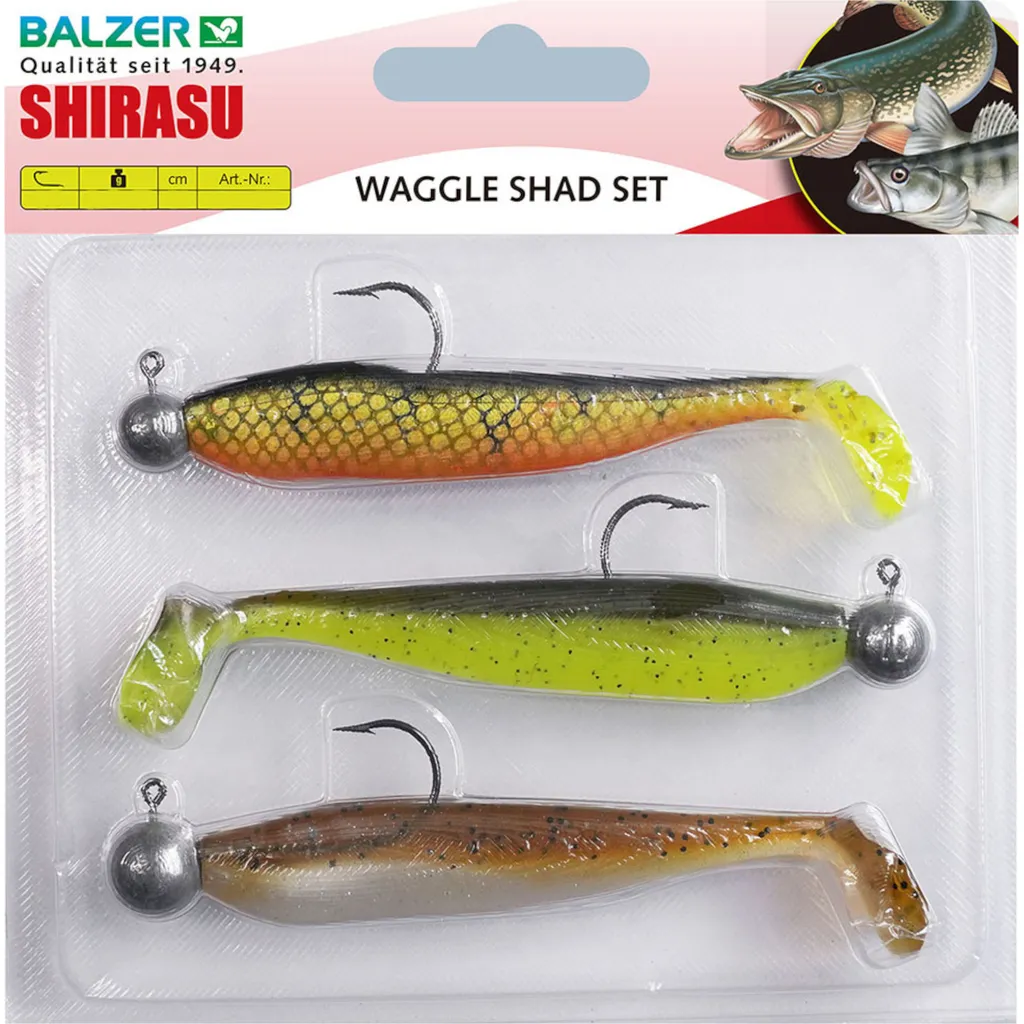 Balzer Waggle Shad Set 10cm 7.5g 10g 14g
