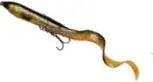 Savage Gear 3D Hard Eel 2+1 17cm 50g Black Gold