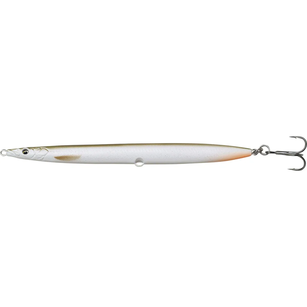 Savage Gear Sandeel Pencil Meerforellenköder 9cm 13g Matt White Tobis