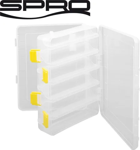 Spro Hardbaits Box Tackle Box M 20×15.5×4.5cm Transparent