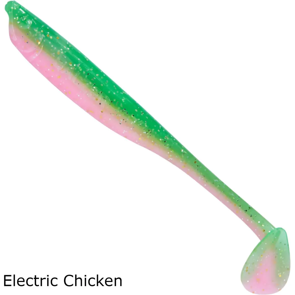 Balzer Shirasu Z-Shad Zander Shads Gummifische 6.5cm 1.5g Electric Chicken