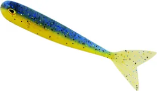 Westin Megateez V-Tail 5cm 1g Blue N' Yellow