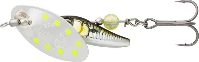 Savage Gear Sticklebait Spinner 7.3g Green Silver Ayu