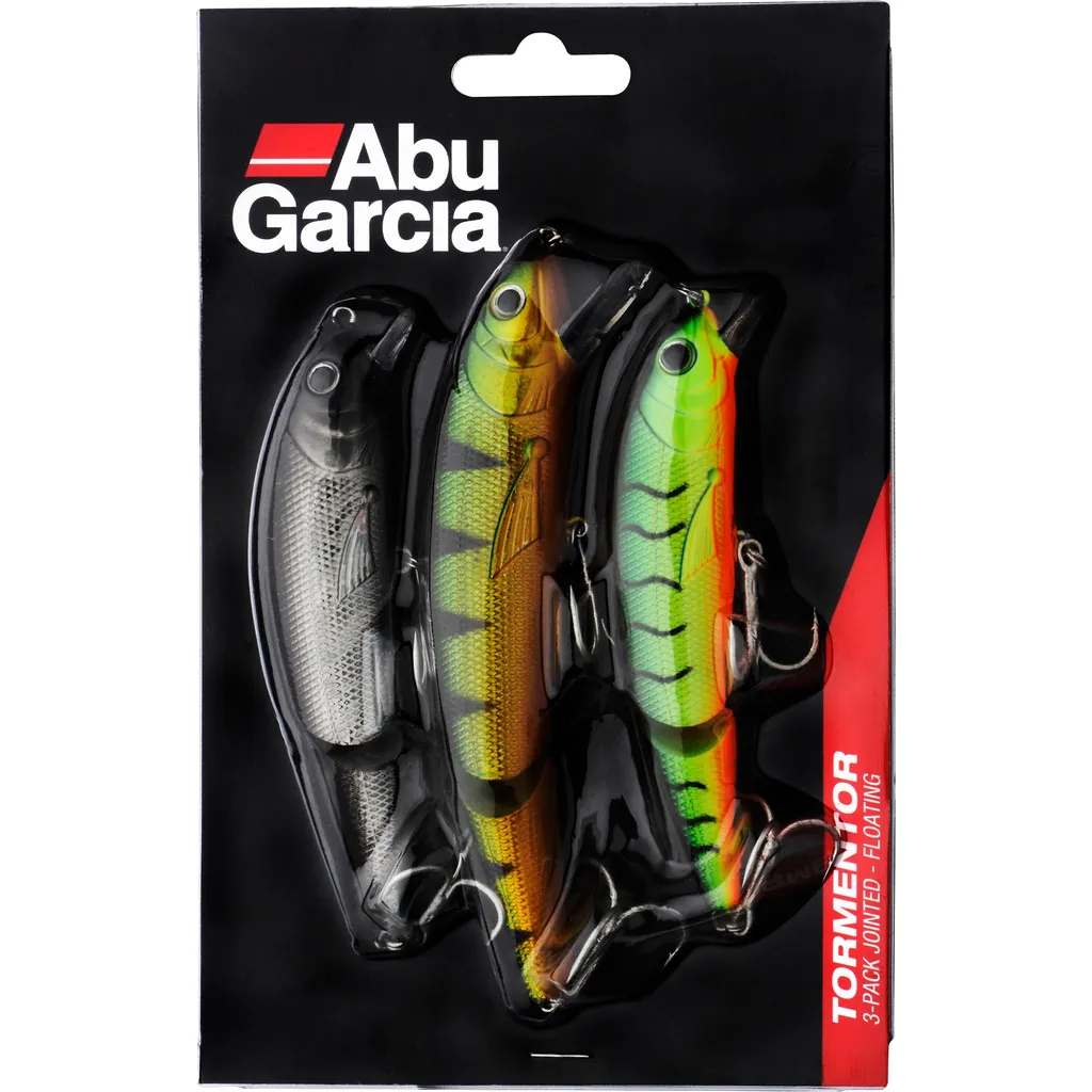 Abu Garcia Tormentor Swimbaits 3-Pack Jointed Assorted Floating