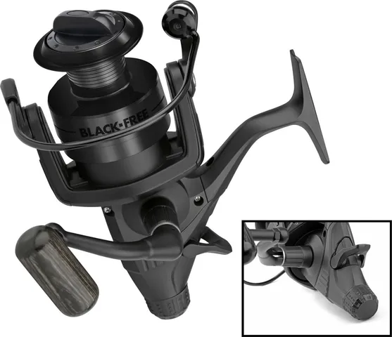 Spro Black Free LCS 555 Baitrunner & Carp Reel 4.8:1