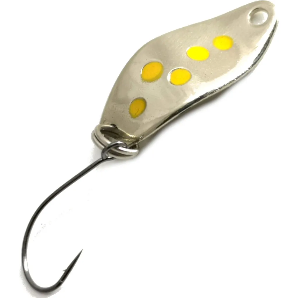 Troutwerk Spoon 1.5g 2.3cm Silber Gelbe Punkte