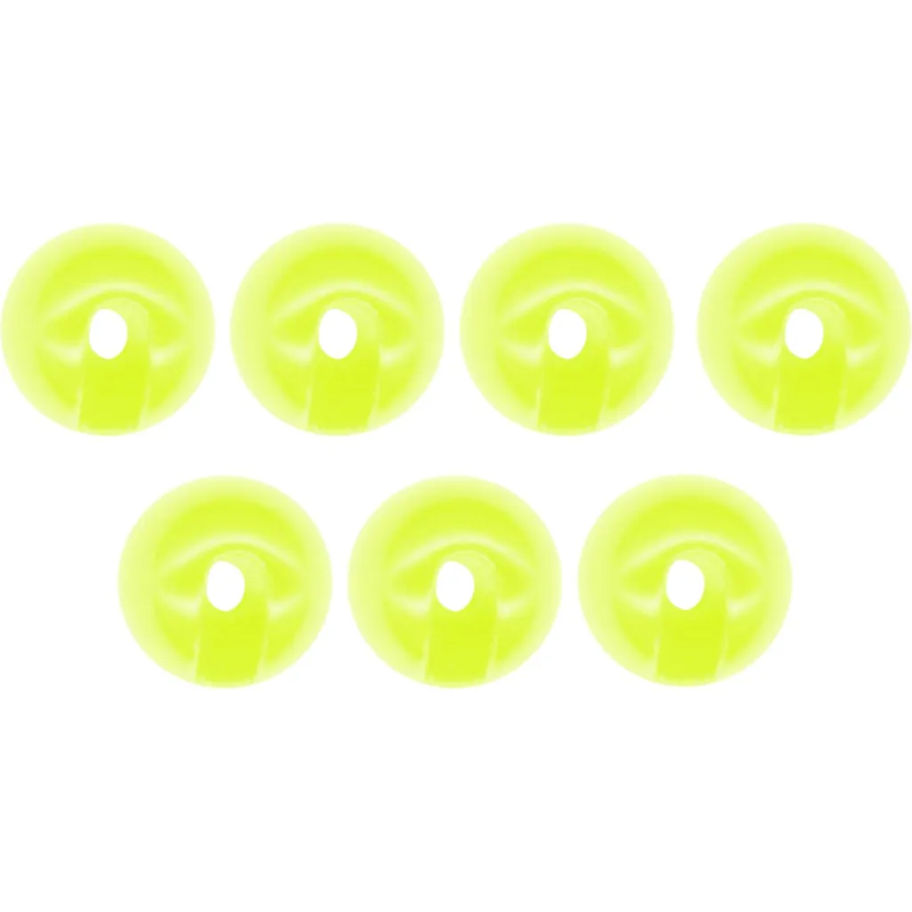 FTM Tungsten Perle Omura geschlitzt #3,3mm Chartreuse 7er