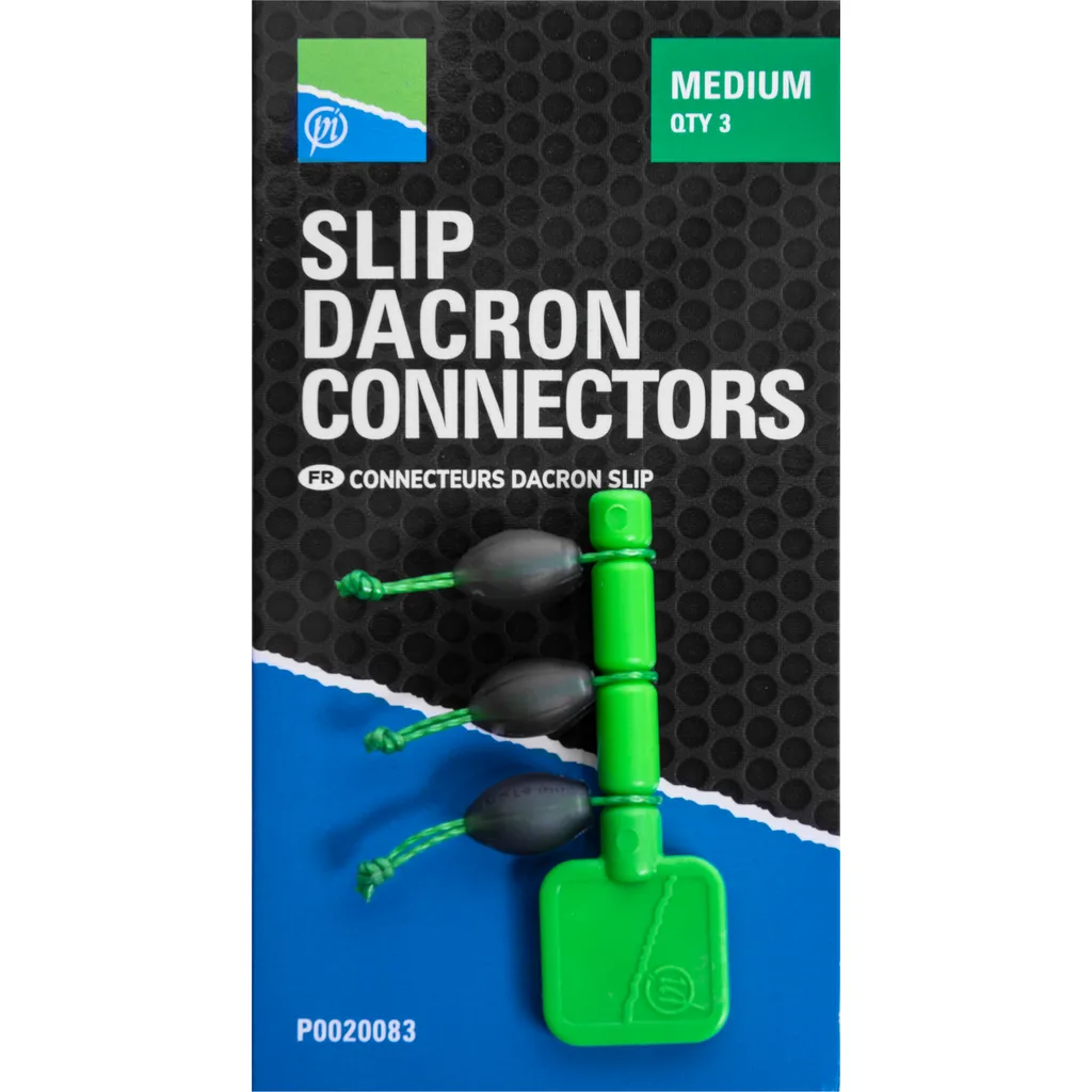 Preston Slip Dacron Connector #Medium