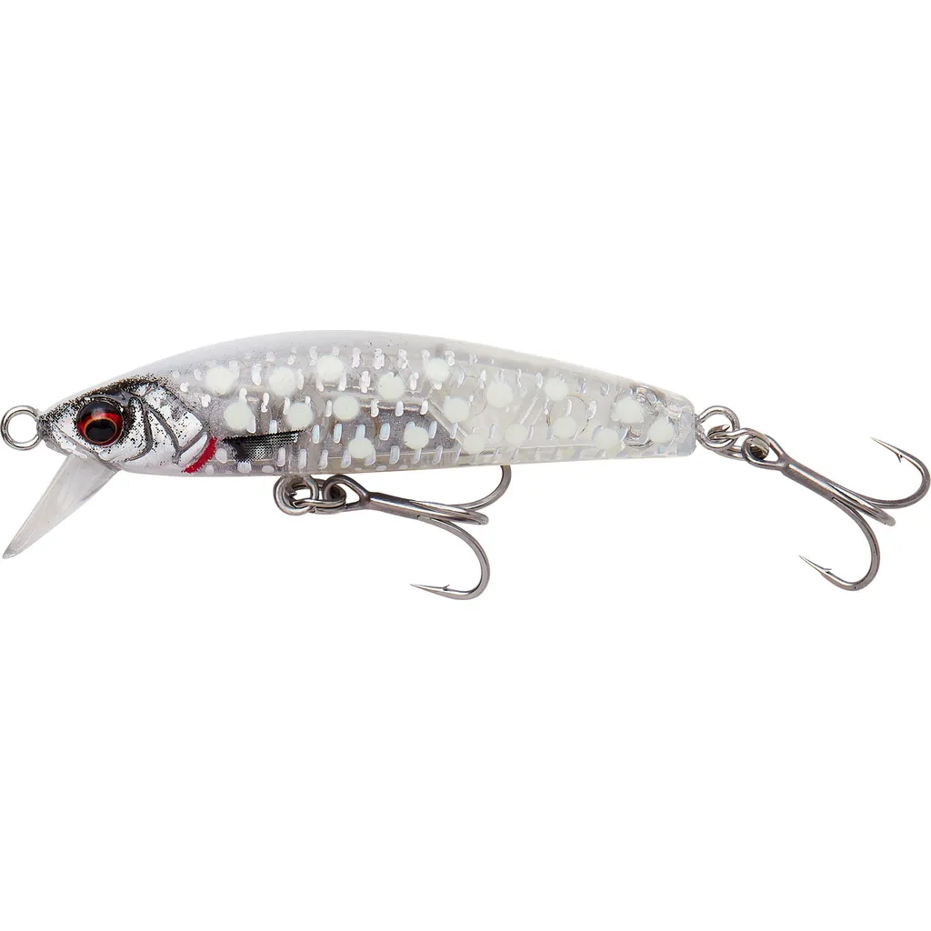 Savage Gear Gravity Minnow Twitchbait 6cm 12g FS Crystal White Glow