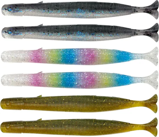 Savage Gear Gravity Stick Pulsetail Softbait 14cm 15g Ghost Mix