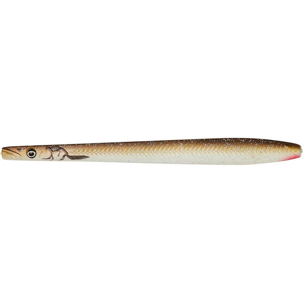 Savage Gear Line Thru Sandeel Nail Meerforellenblinker 12cm 26g Matt Sandeel