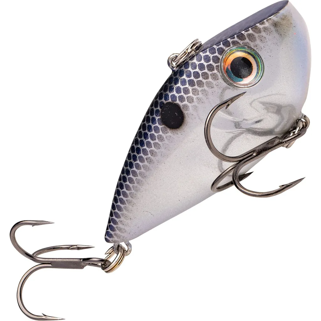 Strike King Red Eyed Shad Lipless Crankbait 8cm 21.2g Chrome Blue