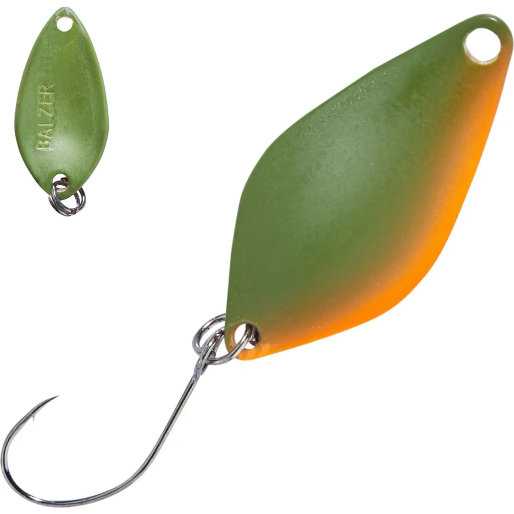Balzer Sunny Forellenspoons 2,5cm 1,6g Grün Orange
