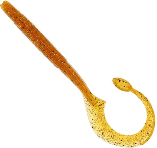 Westin Ned Worm Curl Motoroil Pepper