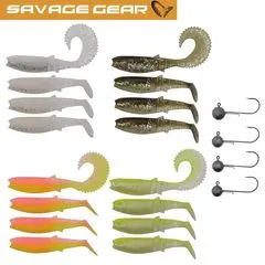 Savage Gear Canibal Box Kit Köder-Set M 21Pcs Gummifisch