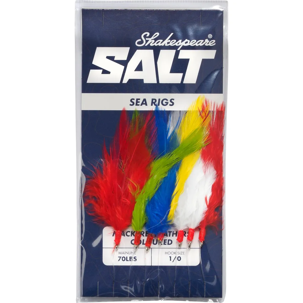 Shakespeare SALT Mackerel Feathers Fertigmontage #3/0 Coloured