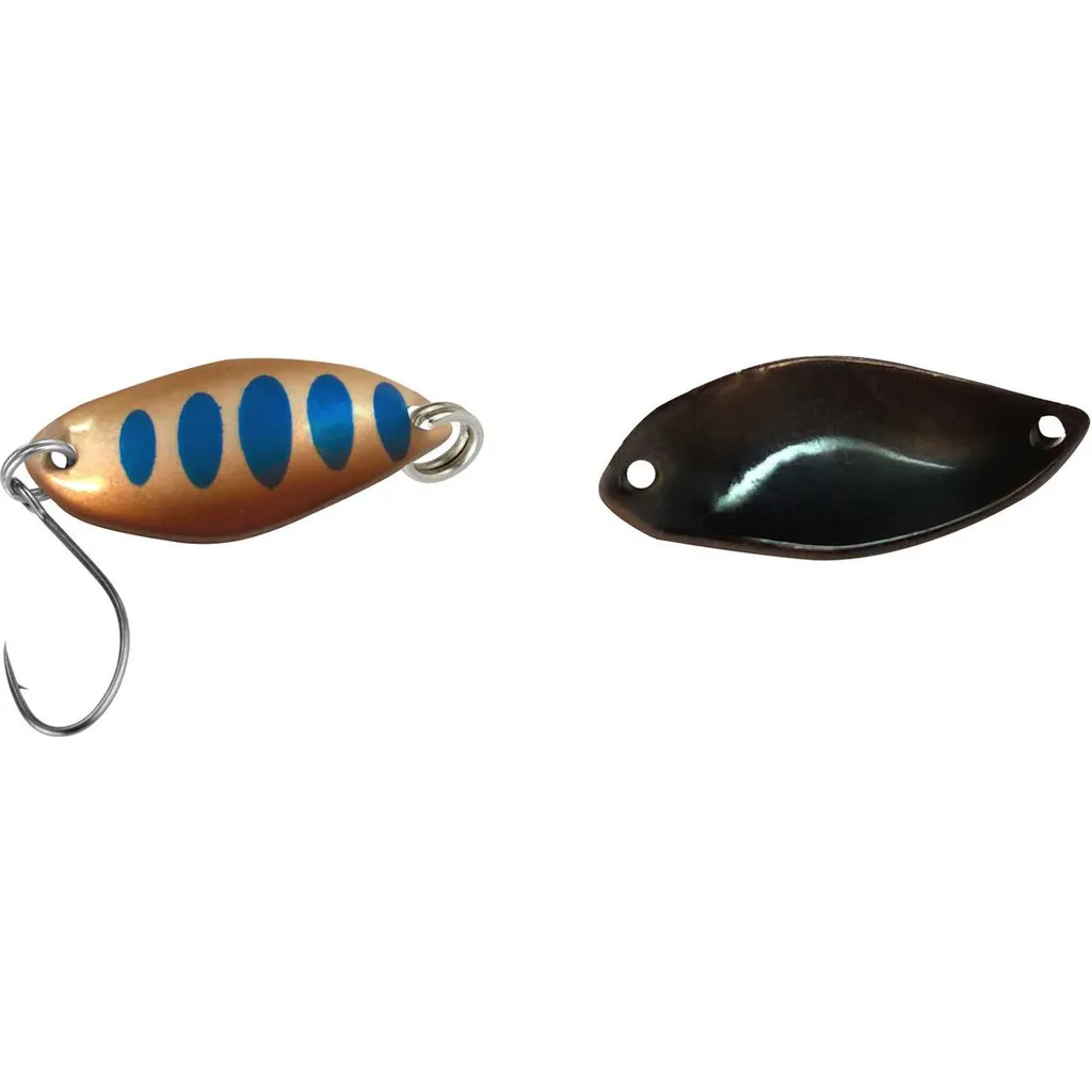 FTM Spoon Fly 1.2g Kupferfarben/Blaue Punkte