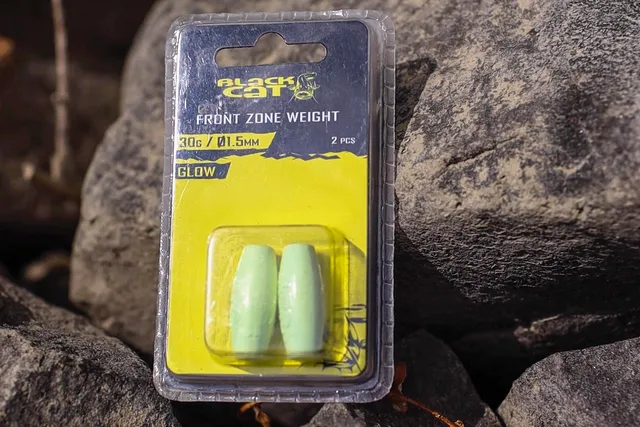 Black Cat Front Zone Weight 60g 2pcs Coated Lead