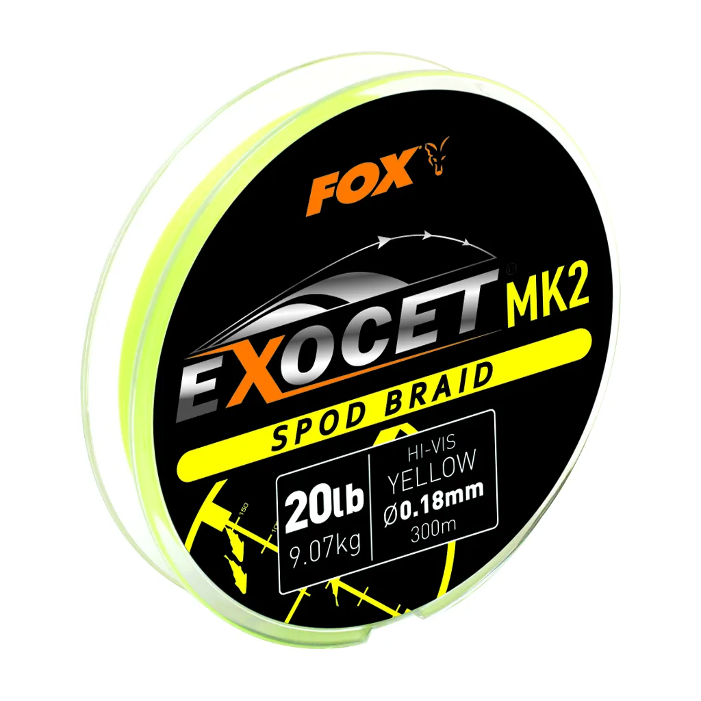 Fox Exocet MK2 Spod Braid 0.18mm 9.07kg 300m