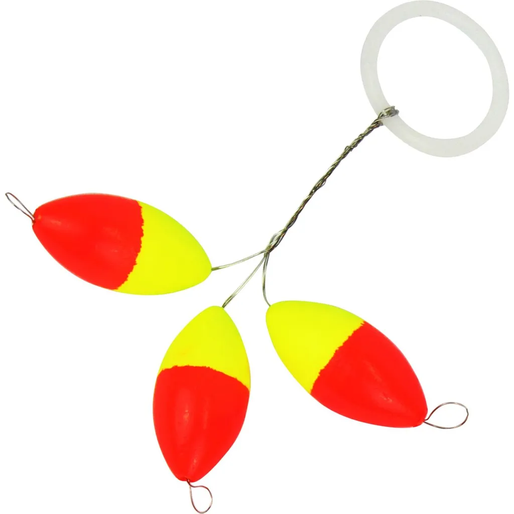 FTM Trout Piloten oval 8.8 x 18.5mm orange/gelb
