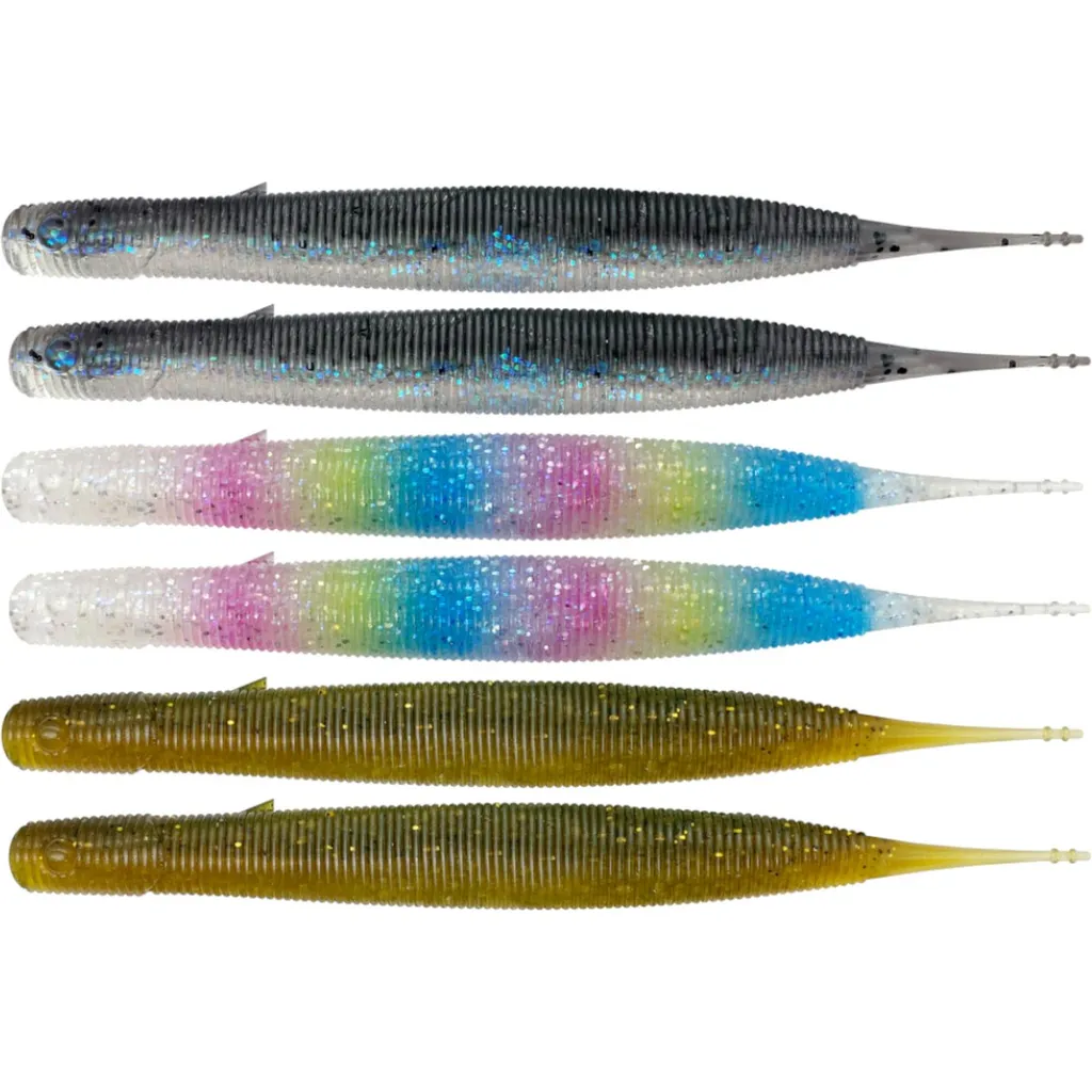 Savage Gear Gravity Stick Gummiköder 14cm 15g Ghost Mix 6pc
