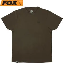 Fox Dark Khaki Classic T-Shirt 100% Cotton S Short Summer