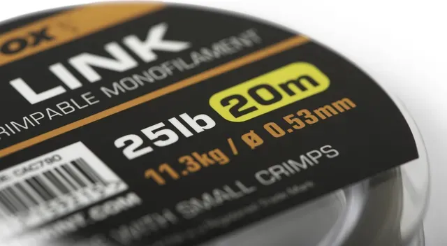 Fox Edges Link Mono 0.53mm 11.3kg 20m Trans Khaki