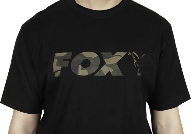 Fox Black Camo Logo T-Shirt M