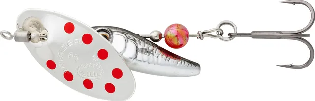 Savage Gear Sticklebait Spinner 1 4.5g Dirty Silver Red