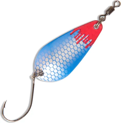 Quantum Magic Trout Bloody Spoon Blinker 3,5cm 3,5g Silber Blau