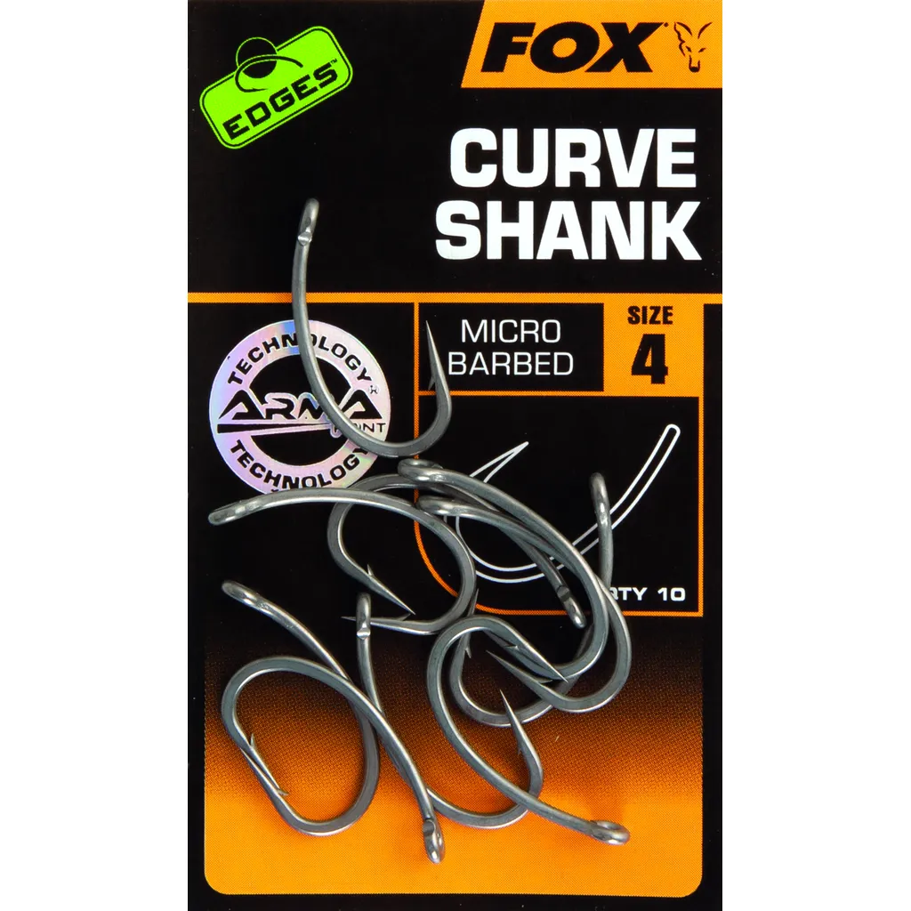 Fox Edges Armapoint Curve Shank Hooks Size 5