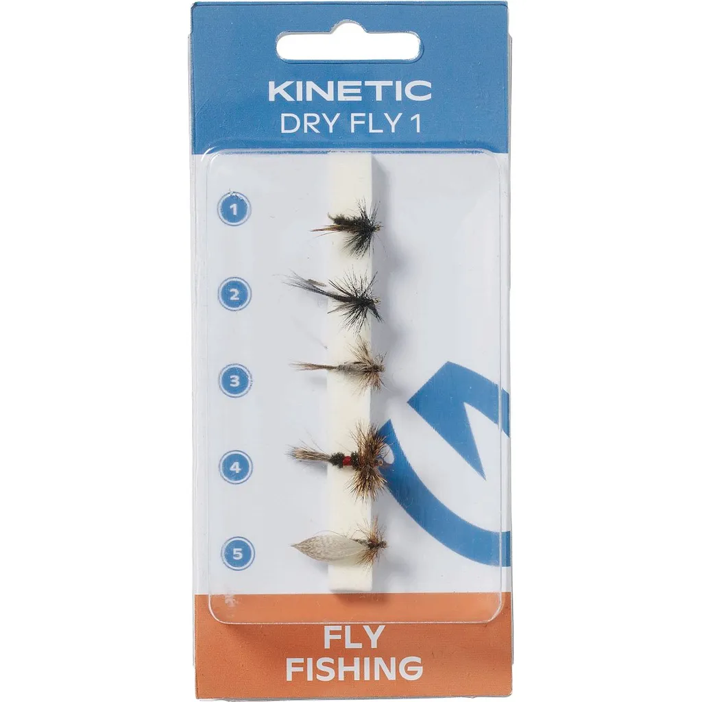 Kinetic Dry Flies Fliegen 1 5pcs